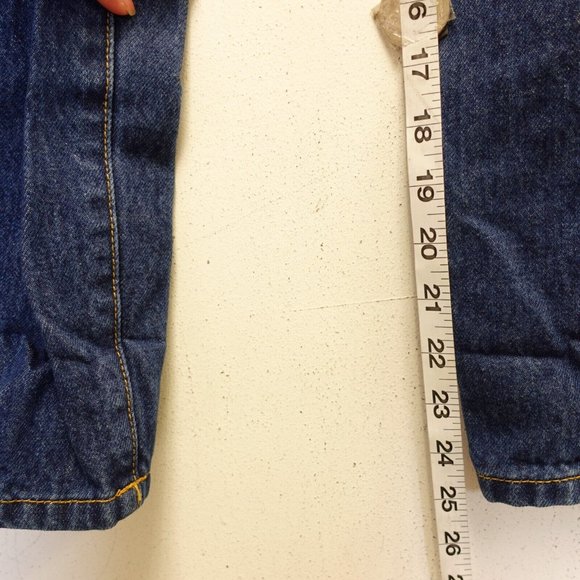 Carmar Jeans Womens 25 Cotton Denim Ripped Distress Straight High Rise Zip Fly - Picture 6 of 12